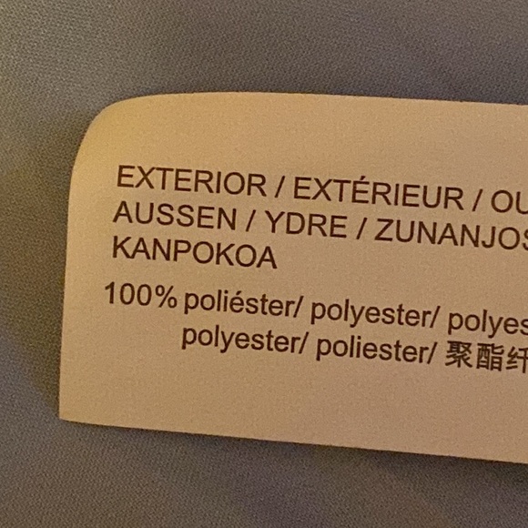 NWT. Bershka Light Blue Satin Effect Tailored Blazer. Size M. - Picture 8 of 9